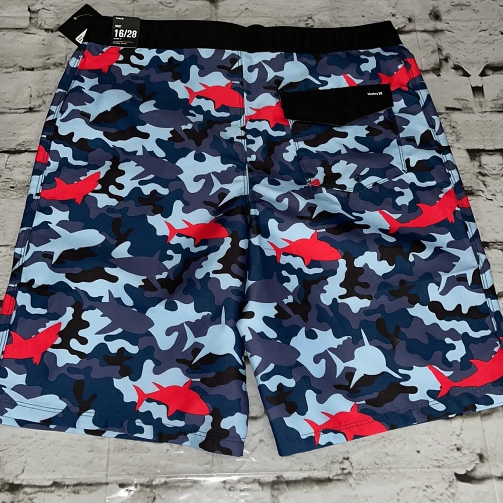 Hurley Boys Board Swim Shorts sz 16/28 NWT
